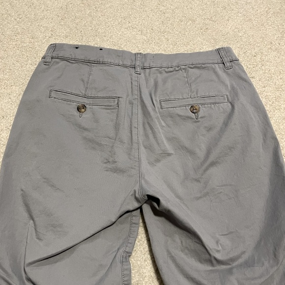 🪨 Grey Low Rise Khakis - Picture 2 of 4
